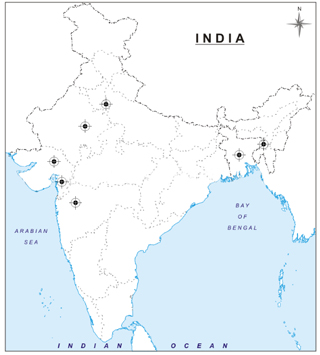 India Map Show Presence in India